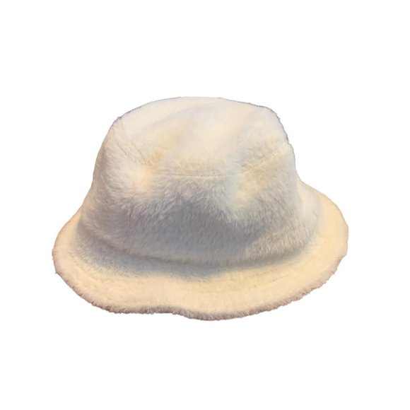 Asos Fluffy Sherpa Cream Color Bucket Hat - Picture 1 of 3